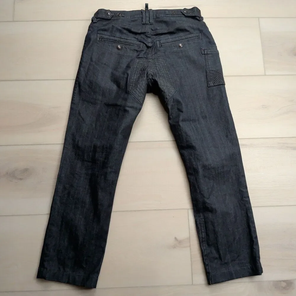 Osloh Jeans Mens 30x27 Blue Lane Trouser No 9 Pants Straight Cycling Biking‎